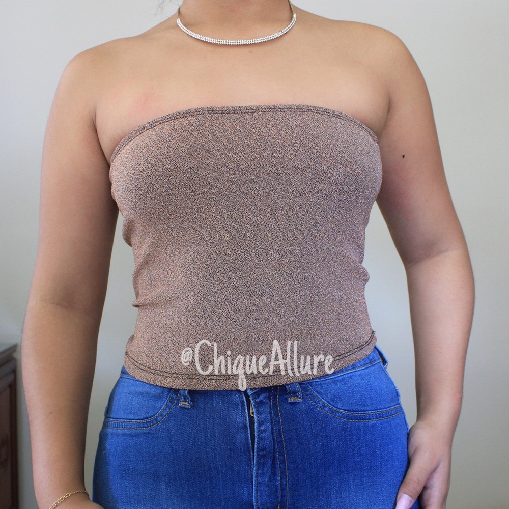 Tube top crop top